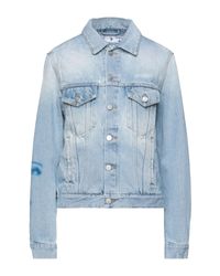 off white levis denim jacket