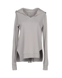 Patrizia Pepe Gray Sweatshirt