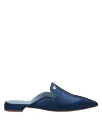 Chiara Ferragni Blue Mules & Clogs