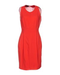 Emporio Armani Red Short Dress
