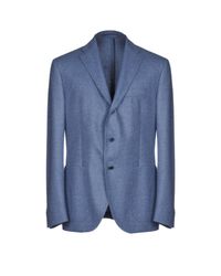Al Duca D'aosta Blue Blazer for men