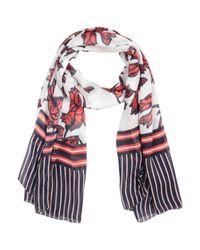 Blue Les Copains Blue Scarf