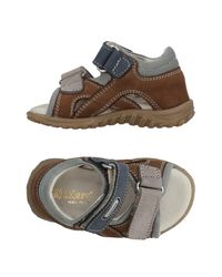Kickers Leather Sandals for Men - Lyst