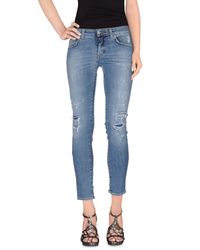 Department 5 Blue Denim Pants