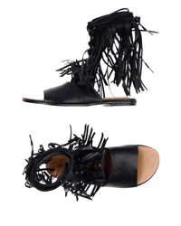 Barny Nakhle Black Sandals