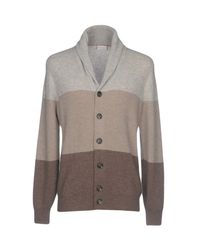 Brunello Cucinelli Gray Cardigan for men