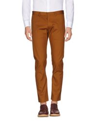 Mauro Grifoni Brown Casual Trouser for men