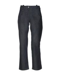 Maison Kitsuné Blue Denim Pants