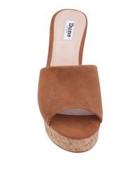 dune tan mules