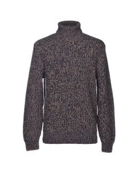 Brunello Cucinelli Blue Turtleneck for men