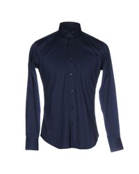 LABORATORI ITALIANI Blue Shirt for men