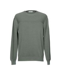 Alpha Studio Green Sweater for men