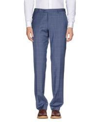 Corneliani Blue Casual Pants for men