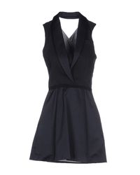 Band of Outsiders Blue Short Dress