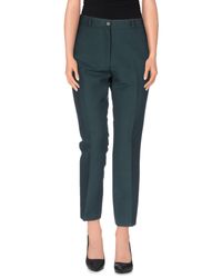 Jil Sander Navy Blue Casual Pants