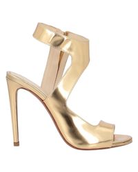 Sandalias Dirk Bikkembergs de Cuero de color Metálico | Lyst