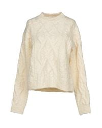 Acne White Turtleneck