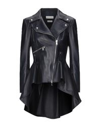 alexander mcqueen leather jackets