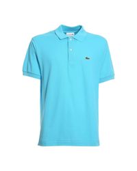 Lacoste Baumwolle Poloshirt in Blau für Herren | Lyst DE