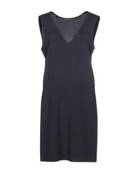 Brunello Cucinelli Gray Short Dress