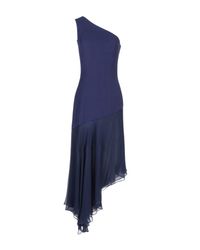 Michael Kors Blue 3/4 Length Dress