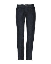 Department 5 - Blue Denim Trousers for Men - Lyst