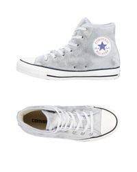 light grey high top converse