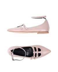 LORENA PAGGI Pink Ballet Flats