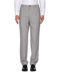 Brunello Cucinelli Gray Casual Pants for men