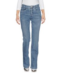 Blue Les Copains Blue Denim Pants