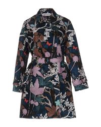 RED Valentino Blue Overcoat