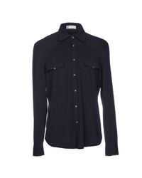 Brunello Cucinelli Blue Shirt for men