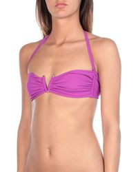 Versace Purple Bikini-Oberteil