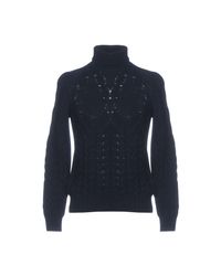 Tagliatore Blue Turtleneck for men