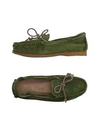 Punto Pigro Green Loafer