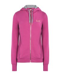 Sweat-shirt EA7 en coloris Pink