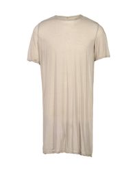 Rick Owens Natural T-shirt for men