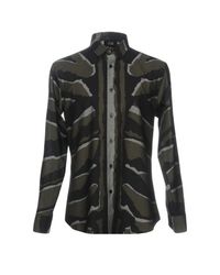 Class Roberto Cavalli Green Shirt for men