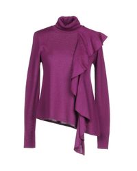 Anna Rachele Purple Turtleneck