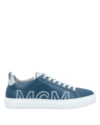 blue mcm shoes