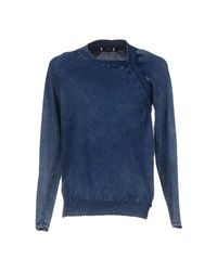 Paolo Pecora Blue Sweater for men