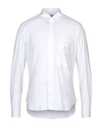 Roberto Cavalli Baumwolle Hemd in Weiß für Herren - Lyst