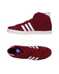 Sneakers abotinadas adidas Originals de Caucho de color Rojo para hombre |  Lyst