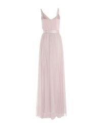 Vestito lungoRelish in Tulle di colore Rosa | Lyst
