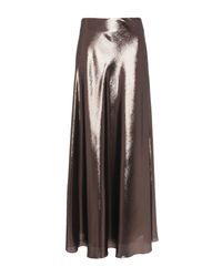 Alberta Ferretti Brown Long Skirt