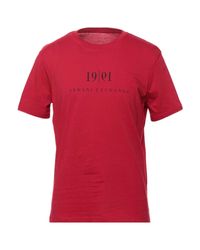 Armani Exchange T-shirts in Red für Herren