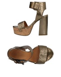 Vic Matié Metallic Sandale