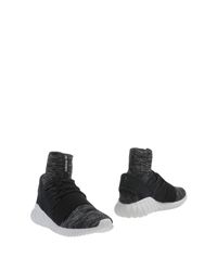 Botines de caña alta adidas Originals de Cuero de color Negro para hombre -  Lyst