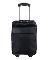 Maleta con ruedas Versace de Cuero de color Negro para hombre | Lyst