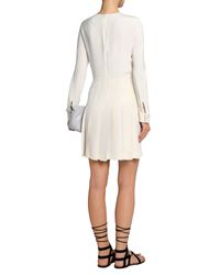 Valentino White Kurzes Kleid